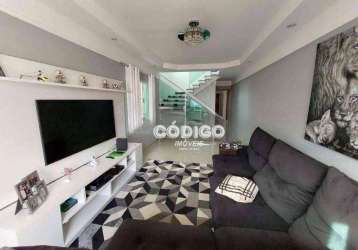 Sobrado com 3 dormitórios sendo 1 suíte, com 244 m² a venda por r$ 790.000 - parque continental ii - guarulhos/sp