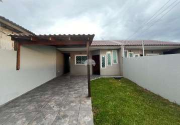 Casa com 3 quartos à venda na rua rio faxinal, 91, iguaçu, fazenda rio grande, 63 m2 por r$ 379.000