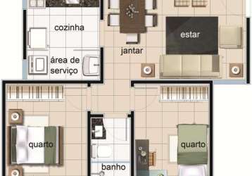 Cobertura com 2 dormitórios à venda, 51 m² por r$ 370.000,00 - santa mônica - belo horizonte/mg