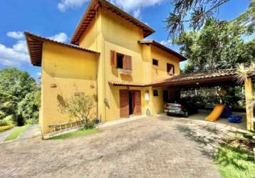 Casa em condomínio fechado com 4 quartos à venda na rua das camélias, 3833, chácara vale do rio cotia, carapicuíba por r$ 1.900.000