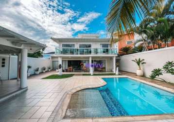 Casa com 3 dormitórios à venda, 384 m² por r$ 3.500.000,00 - camboinhas - niterói/rj