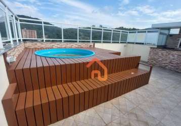 Linda cobertura 3 quartos com piscina e área gourmet !