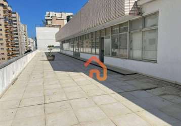 Andar corporativo para venda, 300 m² por r$ 4.000.000 - icaraí - niterói/rj