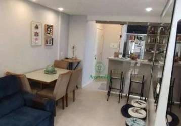 Apartamento com 2 dormitórios à venda, 51 m² por r$ 330.000,00 - jardim tranqüilidade - guarulhos/sp