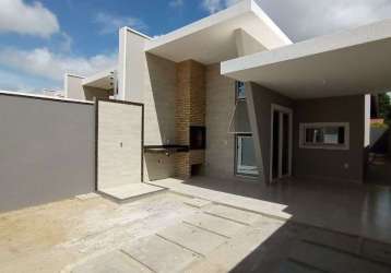 Casa com 3 dormitórios à venda, 100 m² por r$ 470.000,00 - guaribas - eusébio/ce