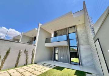 Casa com 4 suítes à venda, 152 m² por r$ 820.000 - jardim das oliveiras - fortaleza/ce