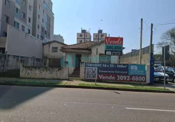 Terreno no capão raso 568m²