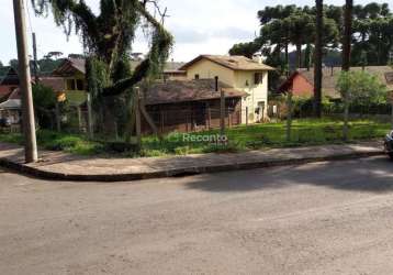 Terreno de esquina a venda em canela - rs, palace hotel, canela - rs