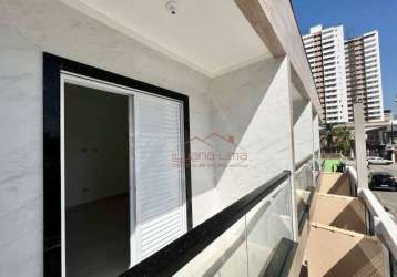 Casa com 2 dormitórios à venda por r$ 460.000,00 - aviação - praia grande/sp