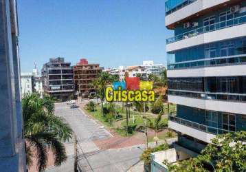 Cobertura com 3 dormitórios à venda, 89 m² por r$ 900.000,00 - vila nova - cabo frio/rj