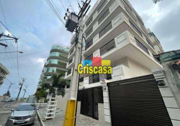 Cobertura com 3 dormitórios à venda, 188 m² por r$ 1.400.000,00 - vila nova - cabo frio/rj