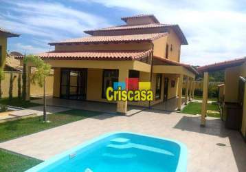 Casa com 4 dormitórios à venda, 250 m² por r$ 1.280.000,00 - peró - cabo frio/rj