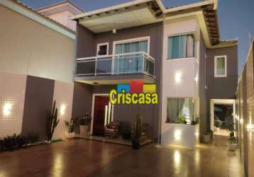 Casa com 3 dormitórios à venda, 150 m² por r$ 1.250.000,00 - novo portinho - cabo frio/rj