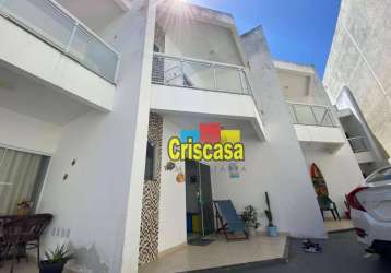 Casa com 2 dormitórios à venda, 78 m² por r$ 440.000,00 - centro - arraial do cabo/rj