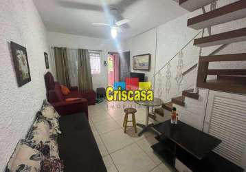 Casa com 2 dormitórios para alugar, 70 m² por r$ 1.750,00/mês - vila blanche - cabo frio/rj