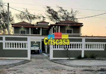 Casa com 9 dormitórios, 150 m² - venda por r$ 2.200.000,00 ou aluguel por r$ 8.070,00/mês - braga - cabo frio/rj