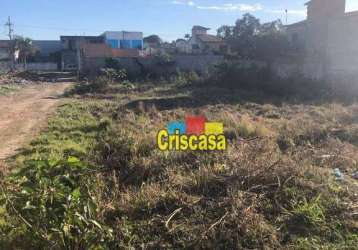 Terreno à venda, 800 m² por r$ 450.000,00 - jardim esperança - cabo frio/rj