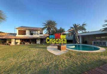 Casa com 4 dormitórios à venda, 453 m² por r$ 4.300.000,00 - ogiva - cabo frio/rj