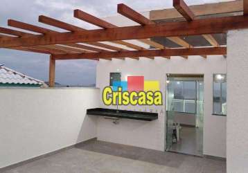 Casa com 3 dormitórios sendo 2 suítes para alugar, 110 m² por r$ 3.800/mês - foguete - cabo frio/rj