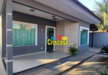 Casa com 3 dormitórios à venda, 150 m² por r$ 300.000,00 - porto do carro - cabo frio/rj