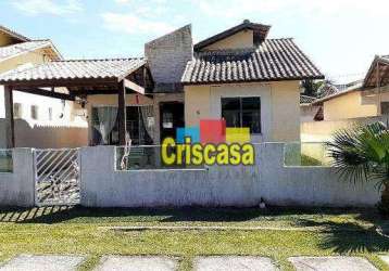 Casa com 2 dormitórios à venda, 90 m² por r$ 315.000,00 - jardim peró - cabo frio/rj