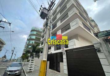 Cobertura com 3 dormitórios à venda, 188 m² por r$ 1.500.000,00 - vila nova - cabo frio/rj