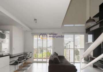 Apartamento com 1 quarto à venda na rua charles spencer chaplin, --, vila andrade, são paulo, 70 m2 por r$ 800.000