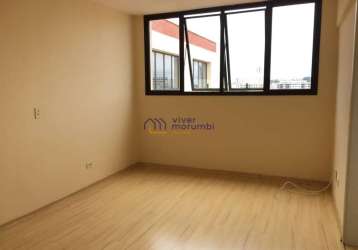 Excelente studio 28m² ,1 dorm, sala, cozinha, banho em santo amaro