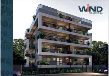 Open house vende wind piratininga  2 suites a 100 metros da praia!