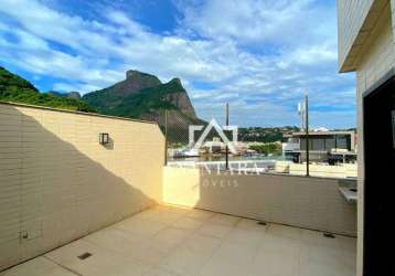 Cobertura com 3 quartos à venda, 250 m² por r$ 2.580.000 - jardim oceânico - rio de janeiro/rj