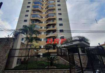 Apartamento com 3 dormitórios para alugar, 132 m² por r$ 6.350,00/mês - vila galvão - guarulhos/sp