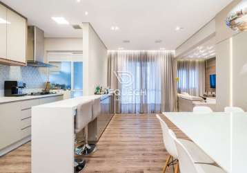 Apartamento com 2 quartos à venda na rua arthur mohr, 335, portão, curitiba, 80 m2 por r$ 880.000