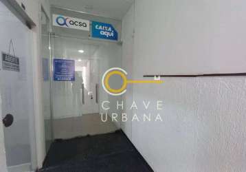 Sala, 90 m² - venda por r$ 300.000,00 ou aluguel por r$ 3.000,02/mês - centro - santos/sp