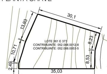 Terreno em declive de 709 m² na vila oratorio