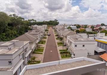 Casa em condomínio fechado com 3 quartos à venda na rua joão dembinski, 515, cidade industrial, curitiba, 116 m2 por r$ 1.080.000