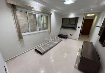 Apartamento com 3 dormitórios para alugar, 90 m² por r$ 3.814,83/mês - campestre - santo andré/sp