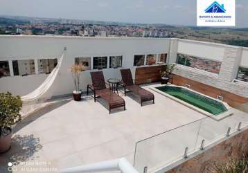 Apartamento cobertura duplex terraço jardim das paineiras, campinas/sp