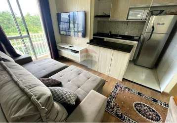 Apartamento para locação com 50 m², dois dormitórios, no condomínio máximo mogi, na vila mogilar - r$2.800,00 - mogi das cruzes-sp