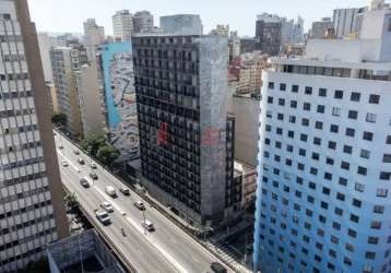 Loft com 1 quarto para alugar na rua amaral gurgel, 195, vila buarque, são paulo, 21 m2 por r$ 2.400