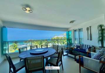 Apartamento à venda in mare bali cotovelo, 3 quartos (2 suíte) 157m2, frente mar