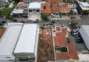 Terreno comercial para alugar na rua doutor oswaldo cruz, 370, taquaral, campinas por r$ 3.500