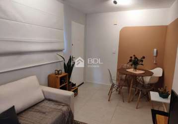 Apartamento com 2 quartos à venda na rua professor joão augusto de toledo, 731, vila proost de souza, campinas, 45 m2 por r$ 250.000