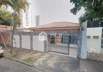 Casa comercial à venda na rua dom bosco, 213, taquaral, campinas, 188 m2 por r$ 800.000