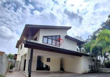 Casa com 4 dormitórios para alugar, 472 m² por r$ 16.098,47/mês - residencial doze (alphaville) - santana de parnaíba/sp