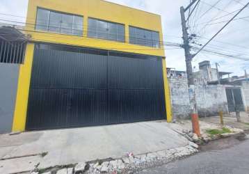 Galpão, 500 m² - venda por r$ 1.100.000,00 ou aluguel por r$ 7.000,00/mês - vila silviânia - carapicuíba/sp