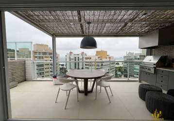 Capa de revista! apartamento penthouse à venda no bairro riviera de são lourenço