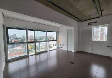 Sala para alugar, 58 m² por r$ 4.923,62/mês - baeta neves - são bernardo do campo/sp