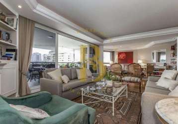 Apartamento com 348 m², 4 quartos sendo 4 suítes à venda no bairro real parque.