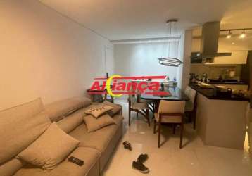 Apartamento com 2 dormitórios à venda, 72 m² - jardim flor da montanha - guarulhos/sp