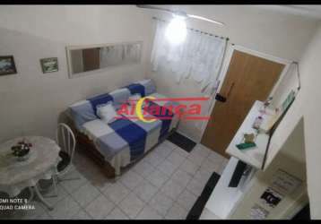 Apartamento 1 dormitório com vaga de frente para o mar.